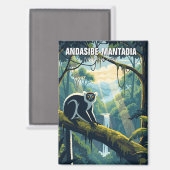 Madagaskar Andasibe-Mantadia Nationalpark Reisen Magnet (Vorderseite/Rückseite)
