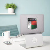 Madagaskar Aufkleber (Laptop auf Schreibtisch)