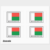 Madagaskar-Aufkleber Rechteckiger Aufkleber (Blatt)