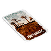 Madagaskar Avenue of the Baobabs Landschaft Magnet (Rechte Seite)