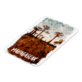 Madagaskar Avenue of the Baobabs Landschaft Magnet (Linke Seite)