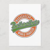 Madagaskar Backpacker Weltreisende Postkarte (Vorderseite)