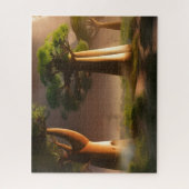 Madagaskar Baobab Forest Fantasy Puzzle (Vertikal)