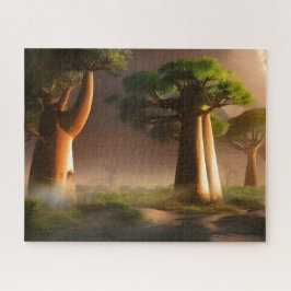Madagaskar Baobab Forest Fantasy Puzzle