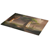 Madagaskar Baobab Forest Fantasy Schneidebrett (Ecke)