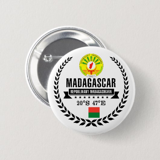 Madagaskar Button (Vorne & Hinten)