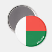 Madagaskar Flag Charming Patriotic Magnet (Vorderseite/Rückseite)