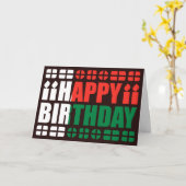 Madagaskar-Flag Geburtstagskarte Karte (Gelbe Blume)