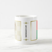 Madagaskar Flag + Karte Tasse (Mittel)