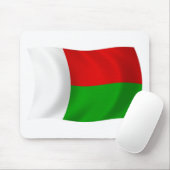 Madagaskar Flag Mousepad (Mit Mouse)