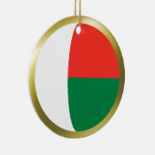 Madagaskar Flag Ornament (Rechts)