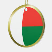 Madagaskar Flag Ornament (Links)