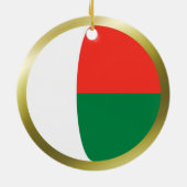 Madagaskar Flag Ornament (Hinten)