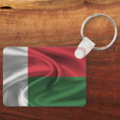 Madagaskar Flag Schlüsselanhänger (Vorderseite)