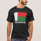 Madagaskar Flag Unterstützung von Madagaskar Leute T-Shirt (Vorderseite)