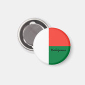 Madagaskar-Flagge & Afrika - Reise-/Sportfans Magnet (Vorderseite/Rückseite)