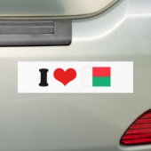 Madagaskar-Flagge Autoaufkleber (Auf Auto)