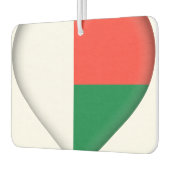 Madagaskar-Flagge Autolufterfrischer (Links)