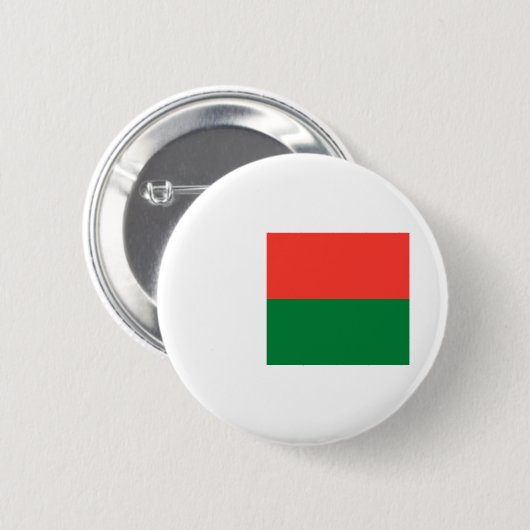 Madagaskar-Flagge Button (Vorne & Hinten)