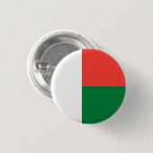 Madagaskar-Flagge Button (Vorne & Hinten)