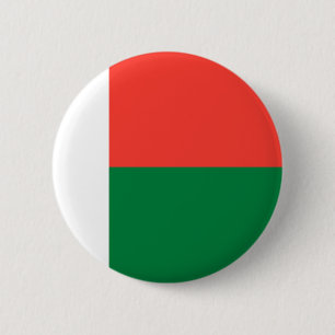 Madagaskar-Flagge Button