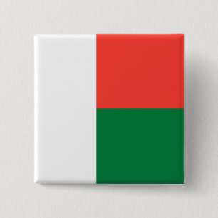 Madagaskar-Flagge Button
