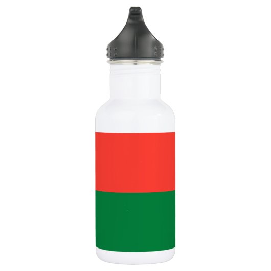 Madagaskar-Flagge Edelstahlflasche (Rechts)