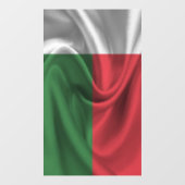 Madagaskar-Flagge Fensteraufkleber (Blatt)