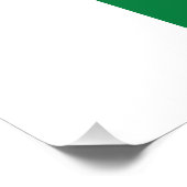 Madagaskar-Flagge Fotodruck (Ecke)