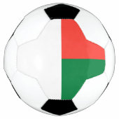 Madagaskar-Flagge Fußball (Vorderseite)