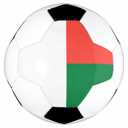 Madagaskar-Flagge Fußball (Vorderseite)