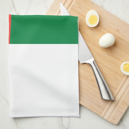 Madagaskar-Flagge Geschirrtuch (Viertel Falte)