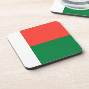 Madagaskar-Flagge Getränkeuntersetzer