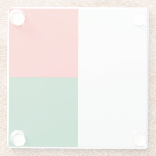 Madagaskar-Flagge Glasuntersetzer (Rückseite)