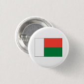 Madagaskar-FLAGGE International Button (Vorne & Hinten)