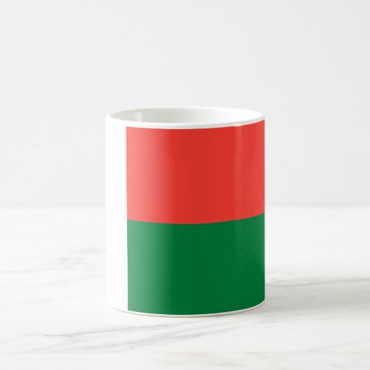 Madagaskar-Flagge Kaffeetasse (Mittel)