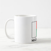Madagaskar-Flagge Kaffeetasse (Links)