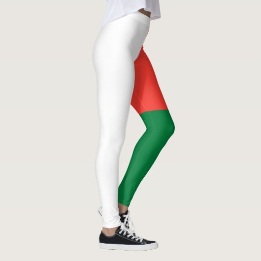 Madagaskar-Flagge Leggings (Rechts)