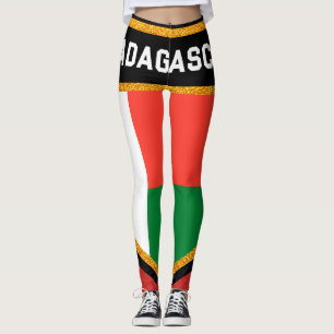 Madagaskar-Flagge Leggings