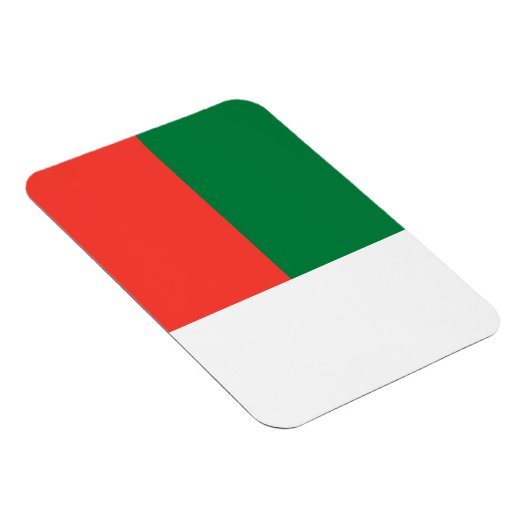 Madagaskar-Flagge Magnet (Rechte Seite)