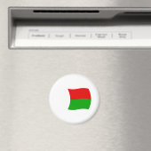 Madagaskar Flagge Magnet (In Situ (Geschirrspüler))