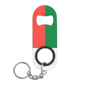 Madagaskar-Flagge Mini Flaschenöffner (Vorderseite)
