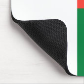 Madagaskar-Flagge Mousepad (Ecke)