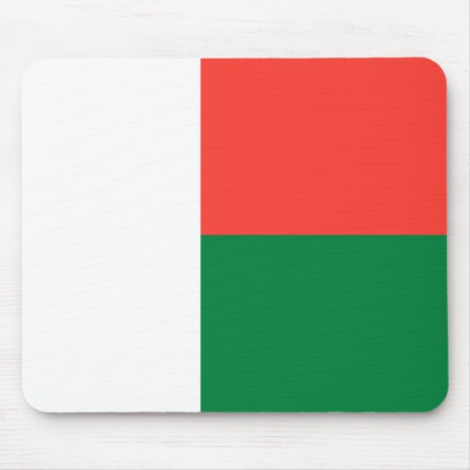 Madagaskar-Flagge Mousepad (Vorne)