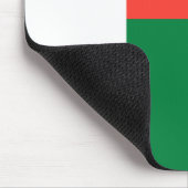 Madagaskar-Flagge Mousepad (Ecke)