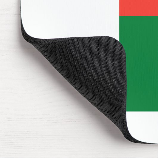 Madagaskar-Flagge Mousepad (Ecke)