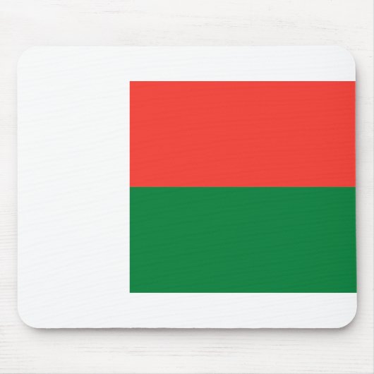 Madagaskar-Flagge Mousepad (Vorne)