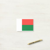 Madagaskar-Flagge Post-it Klebezettel (Auf Schreibtisch)