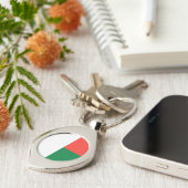 Madagaskar-Flagge Schlüsselanhänger (Seite)