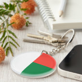 Madagaskar-Flagge Schlüsselanhänger (Vorderseite rechts)